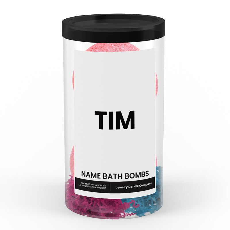 TIM Name Bath Bomb Tube