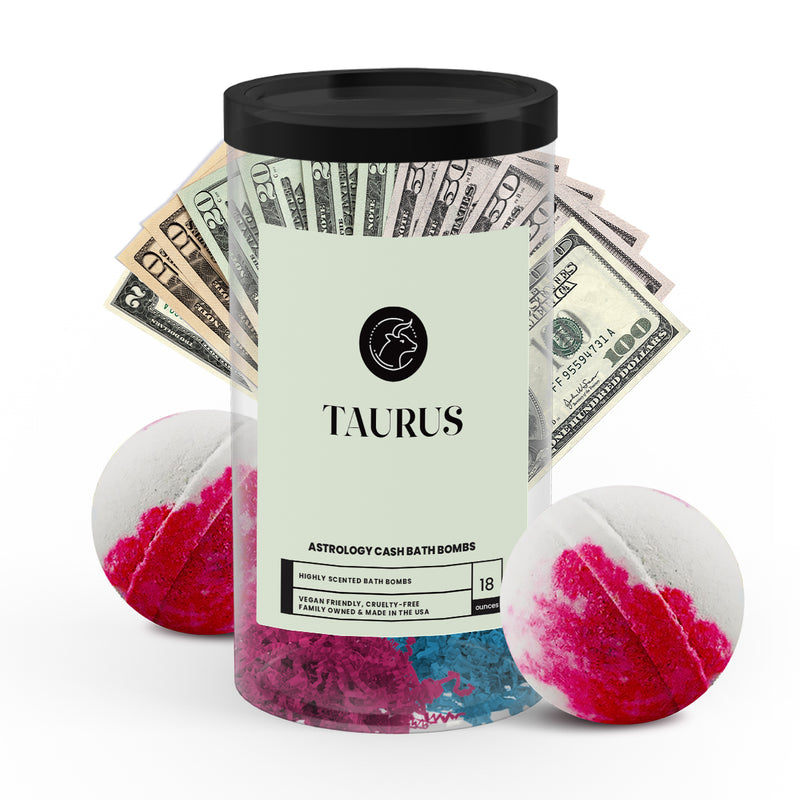 Taurus Astrology Cash Bath Bombs