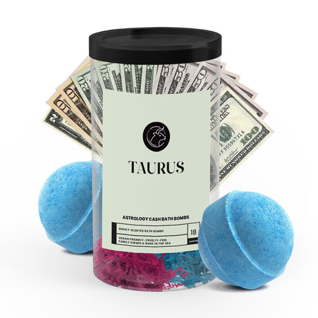 Taurus Astrology Cash Bath Bombs