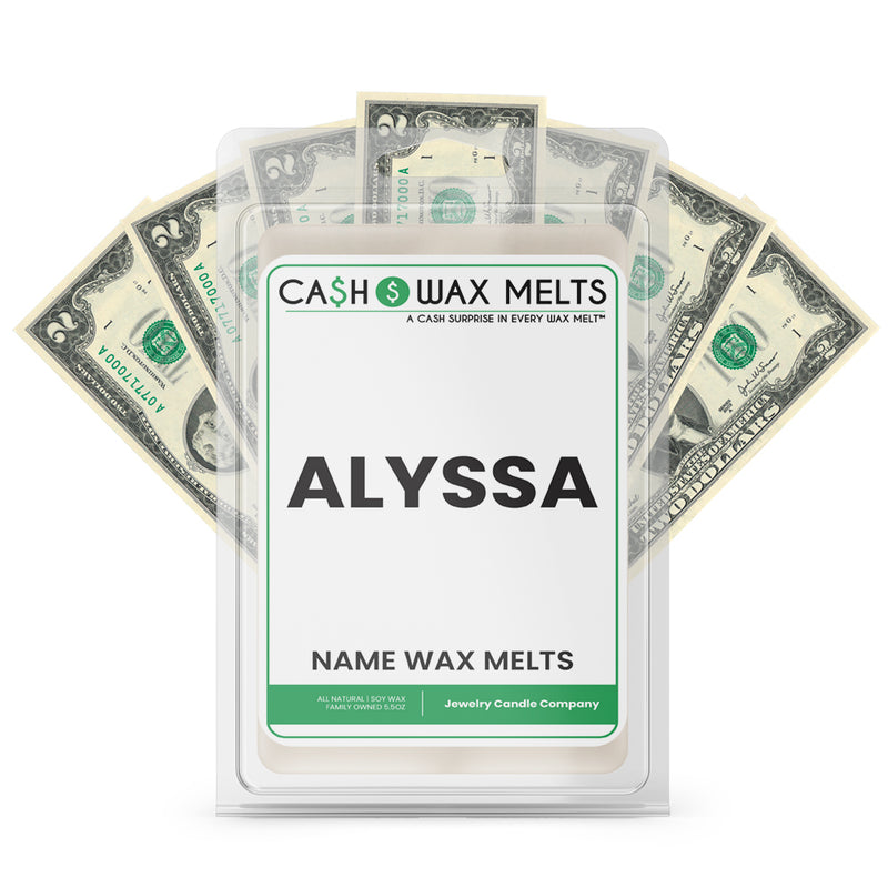 ALYSSA Name Cash Wax Melts