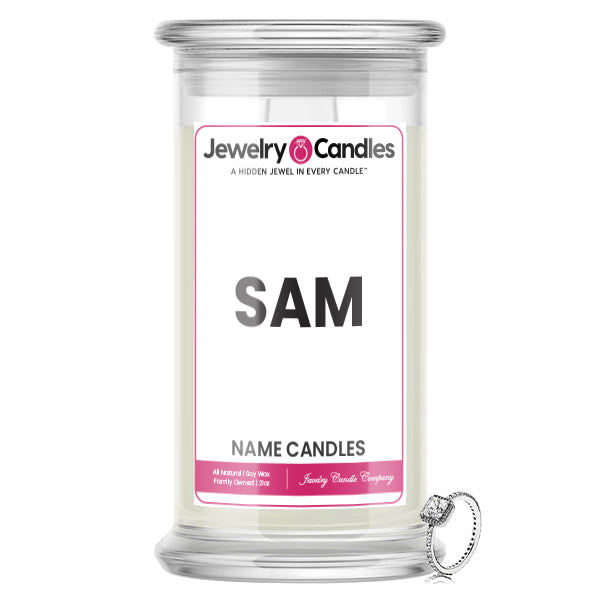 SAM Name Jewelry Candles