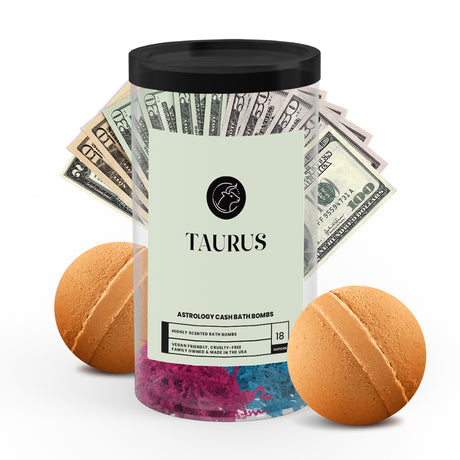 Taurus Astrology Cash Bath Bombs