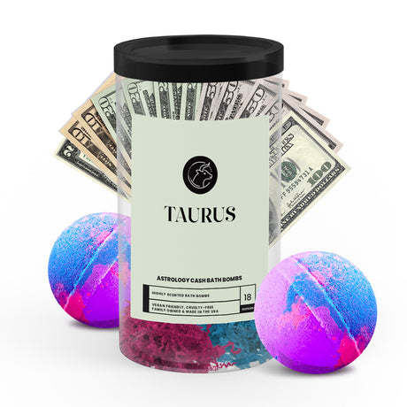 Taurus Astrology Cash Bath Bombs