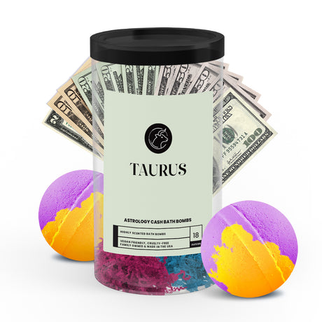 Taurus Astrology Cash Bath Bombs