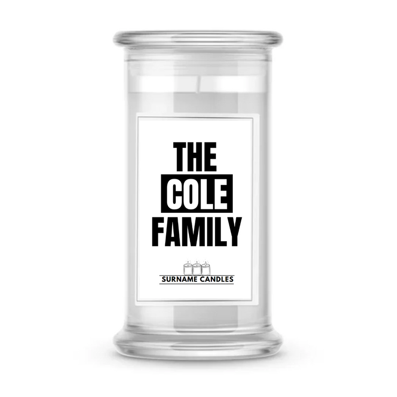 The Cole Family | Surname Candles
