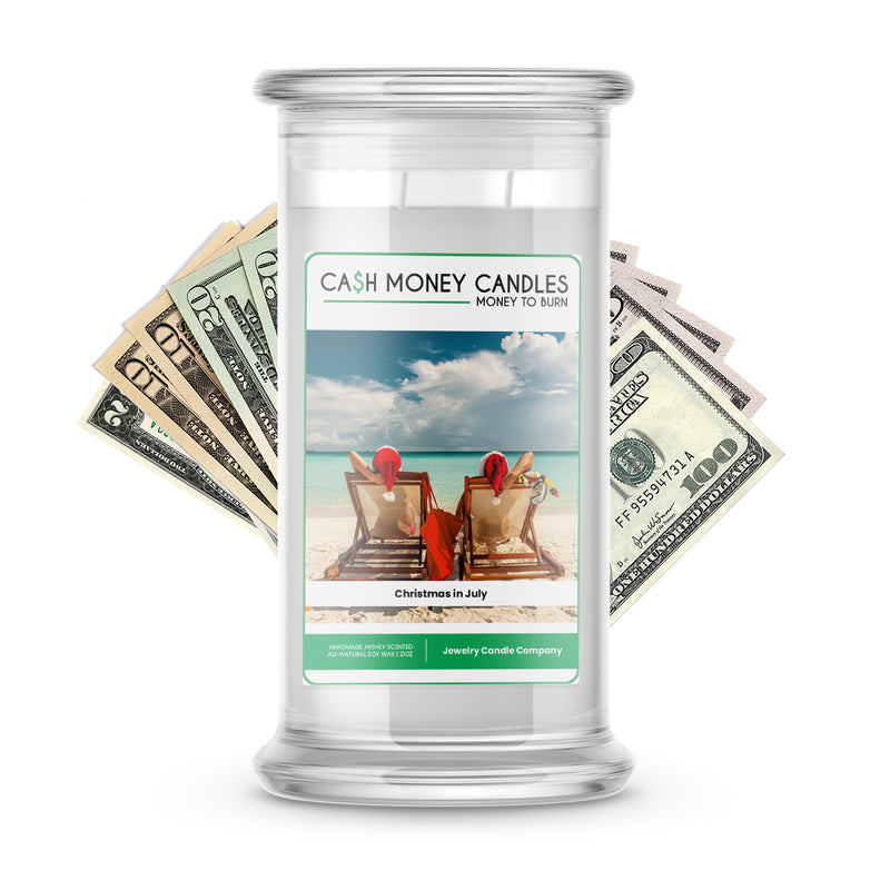 Christmas in July Cash Candle