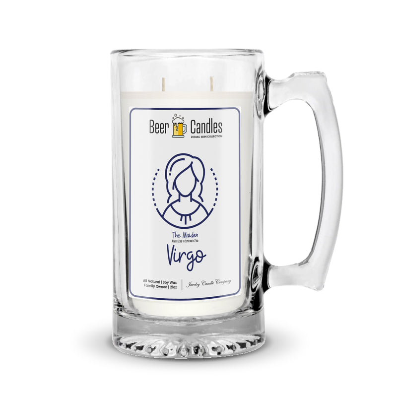 Virgo Beer Candles | Zodiac Sign Collections