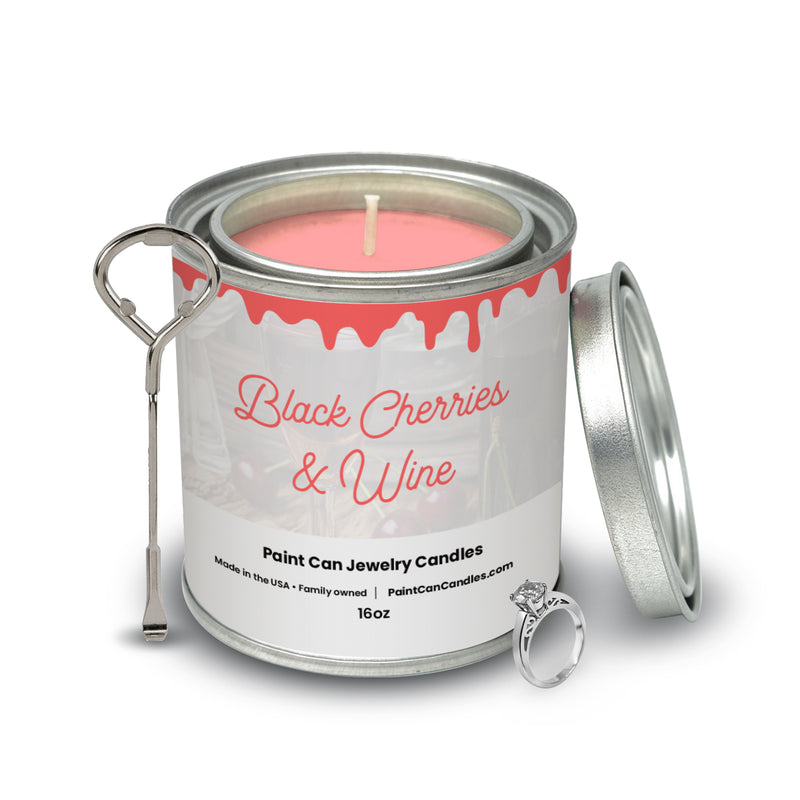 Black Cherries & Wine - Paint Can Jewelry Candles