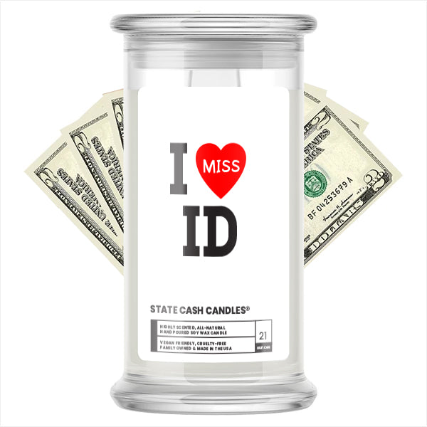 I miss ID State Cash Candle