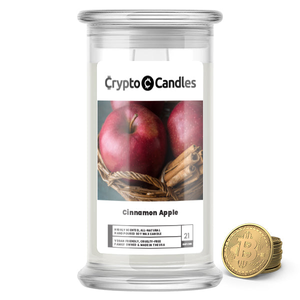 Cinnamon Apple Crypto Candle
