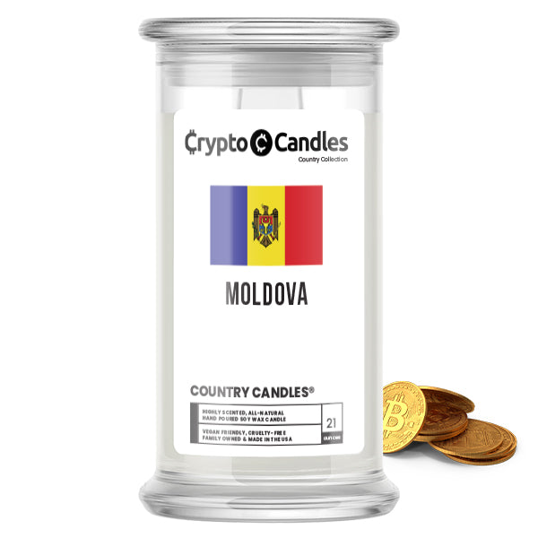 Moldova Country Crypto Candles