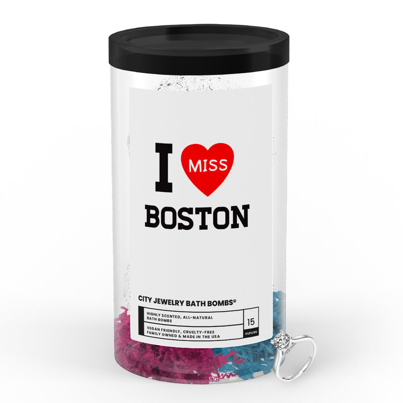 I miss Boston City Jewelry Bath Bombs