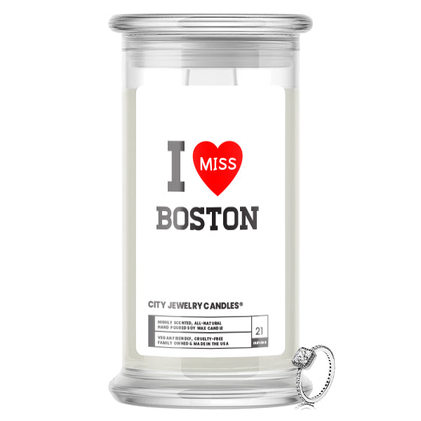 I miss Boston City Jewelry Candles
