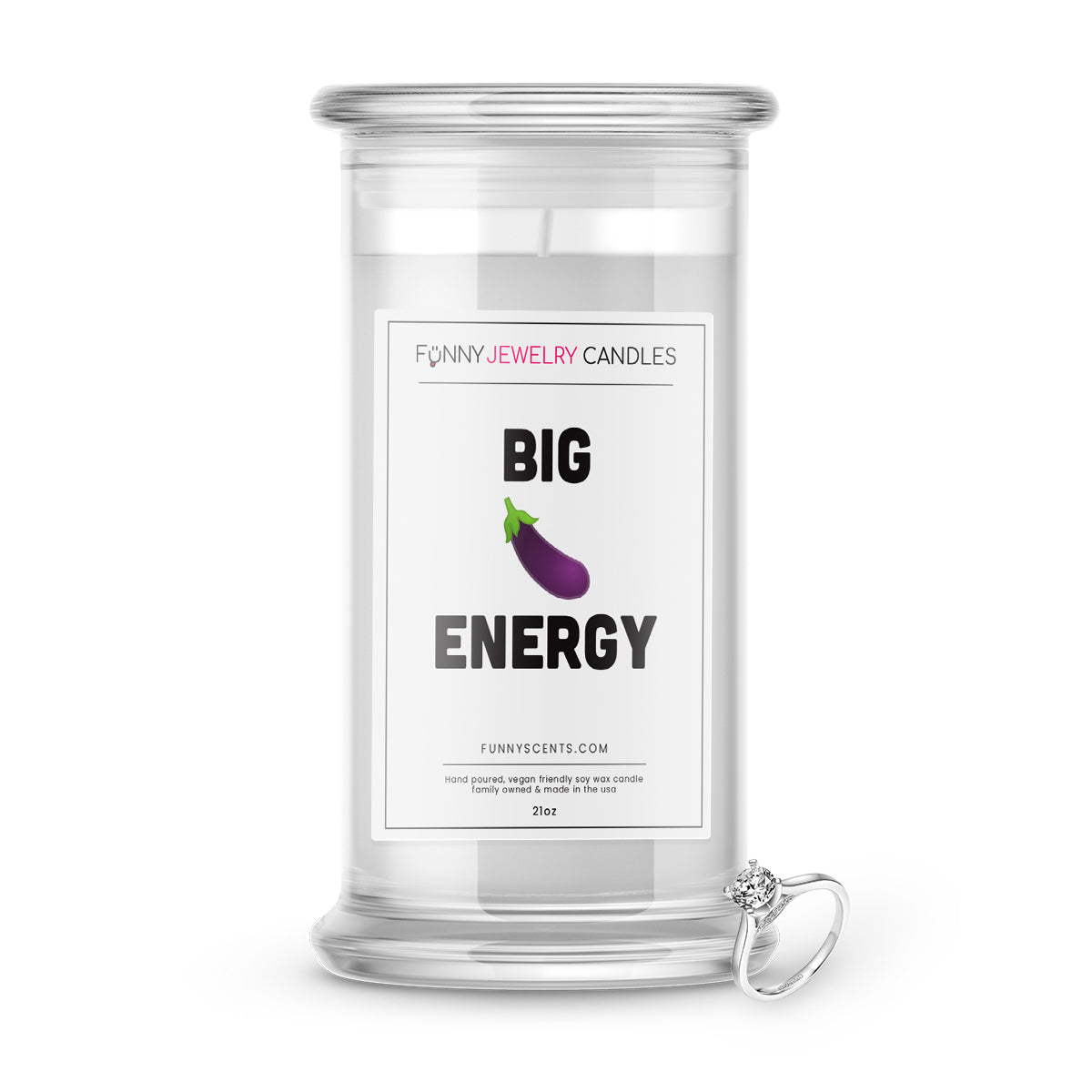 Big Dick Energy Jewelry Funny Candles
