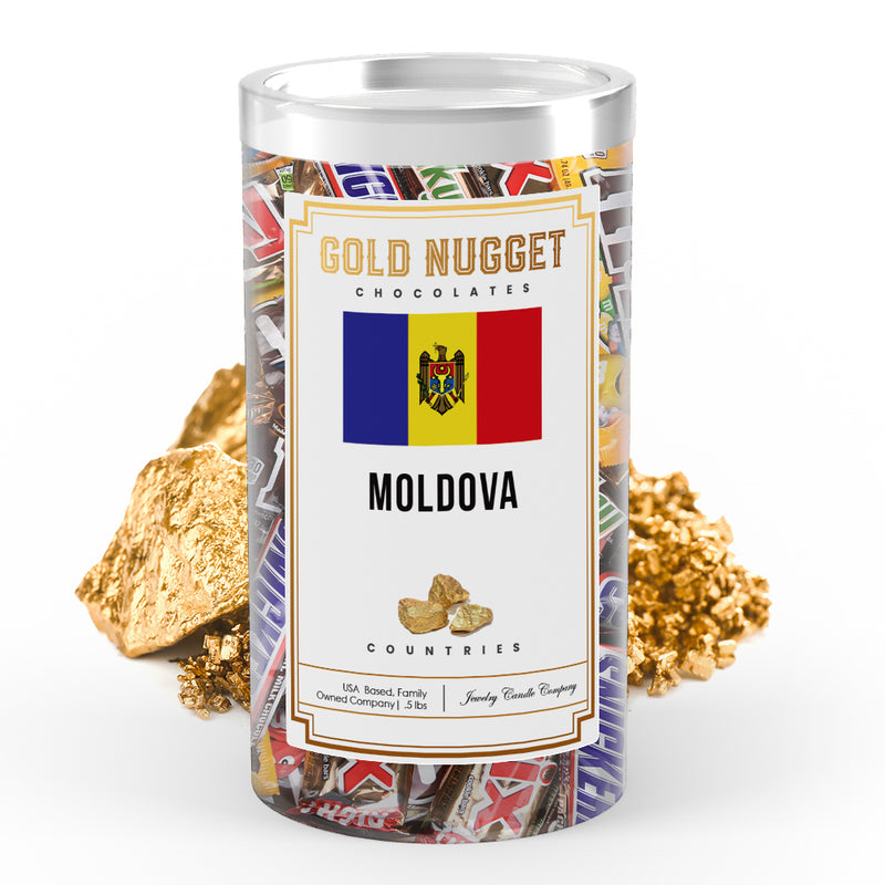 Moldova Countries Gold Nugget Chocolates