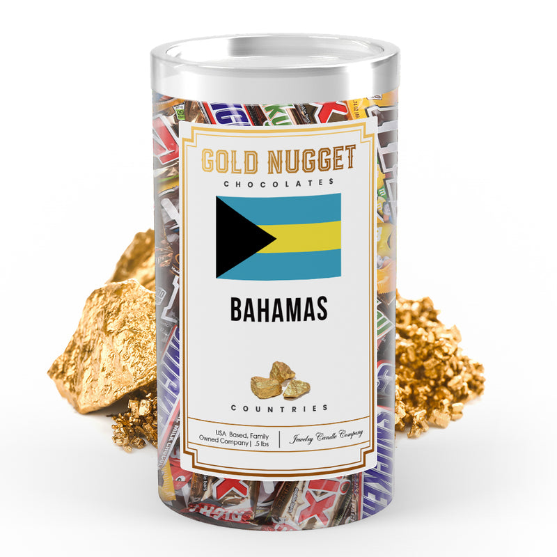 Bahamas Countries Gold Nugget Chocolates
