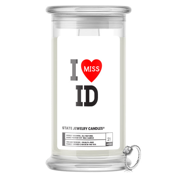 I miss ID State Jewelry Candle