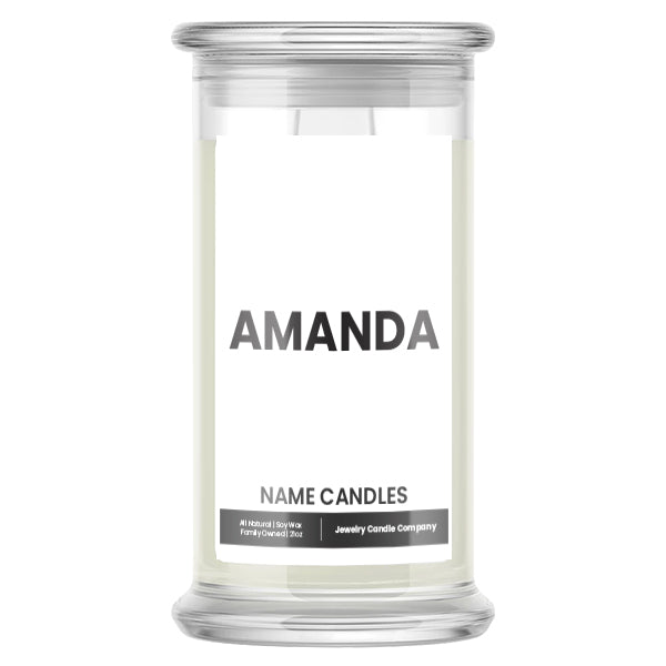 AMANDA Name Candles