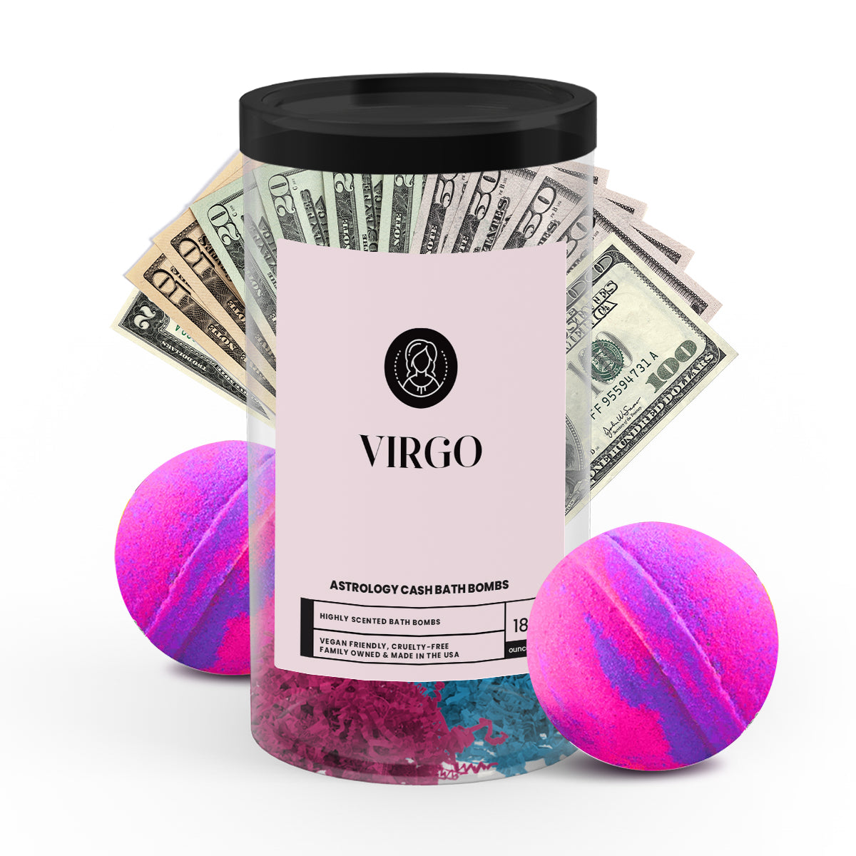 Virgo Astrology Cash Bath Bombs