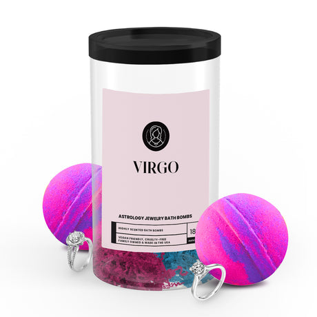 Virgo Astrology Jewelry Bath Bombs