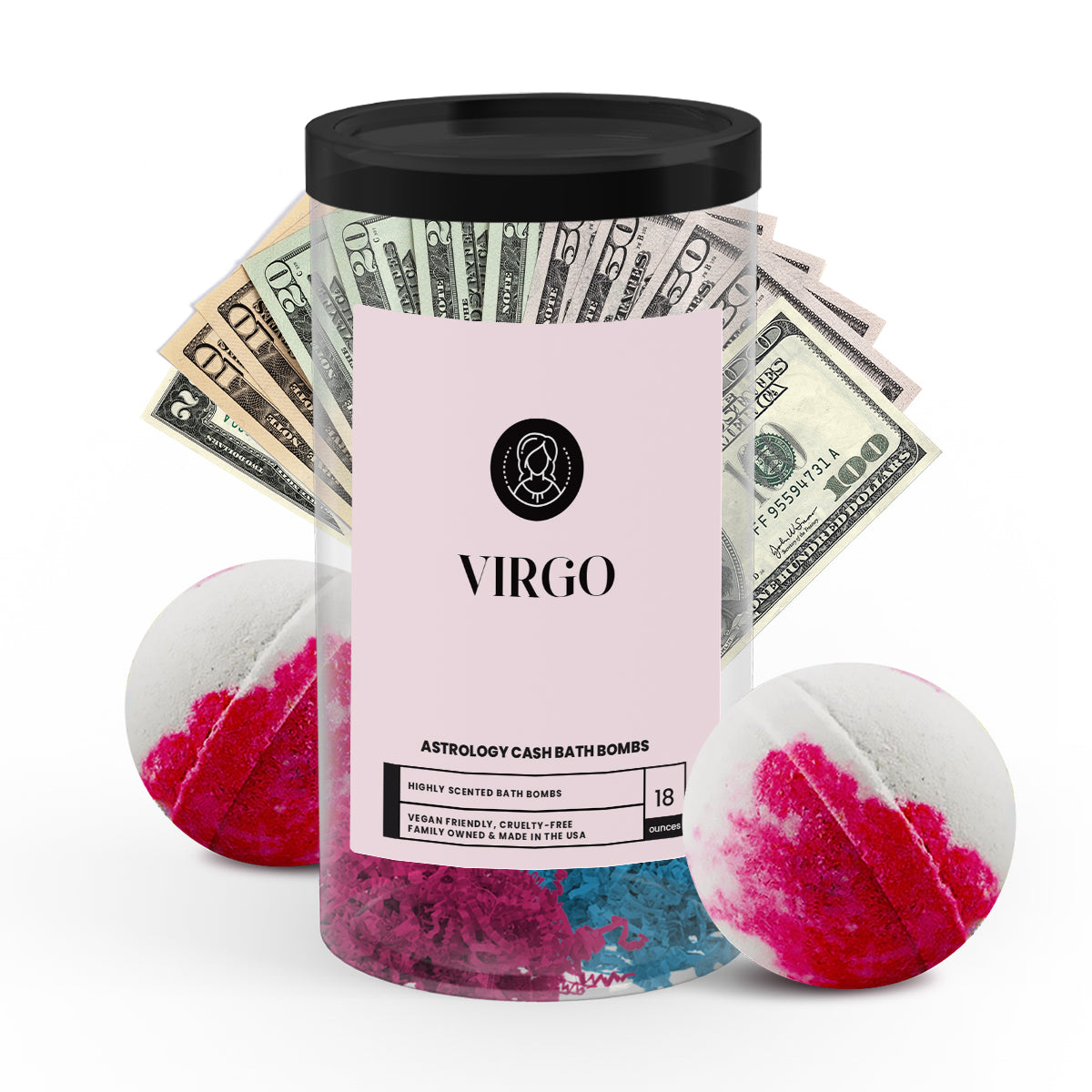Virgo Astrology Cash Bath Bombs