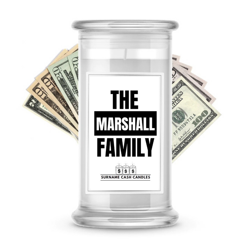 The Marshall Family | Surname Cash Candles