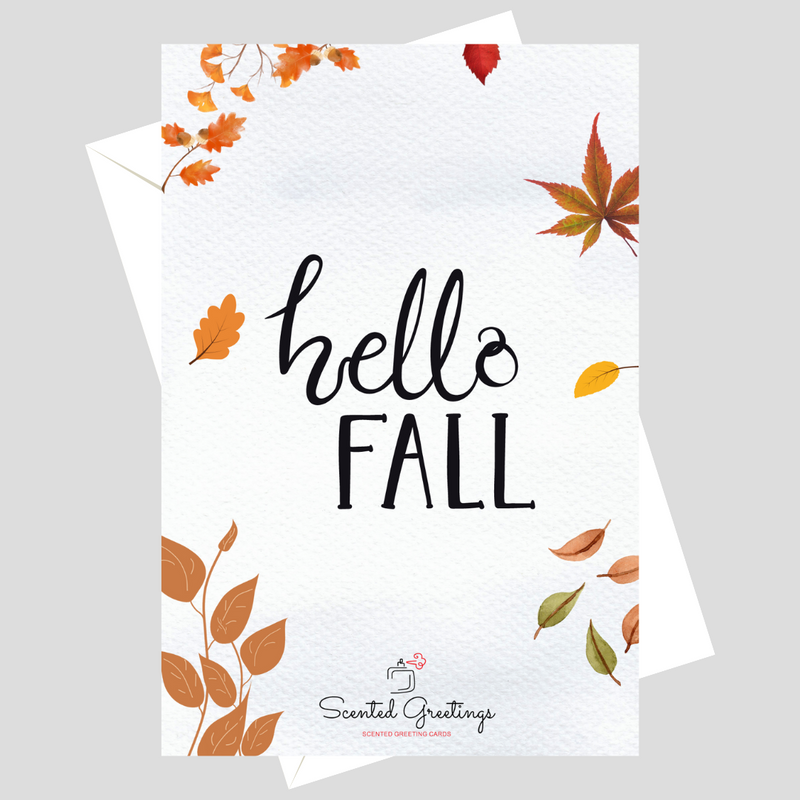 Hello Fall | Scented Greeting Cards