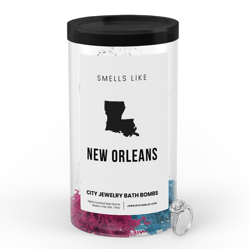 Smells Like New Orleans City Jewelry Bath Bombs