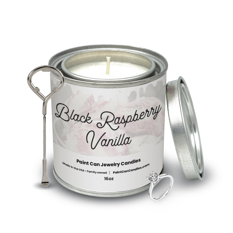 Black Raspberry & Vanilla - Paint Can Jewelry Candles
