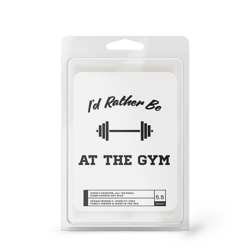 I'd rather be At The Gym Wax Melts