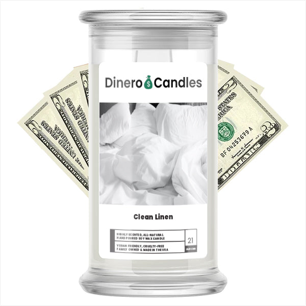 Clean Linen - Dinero Candles