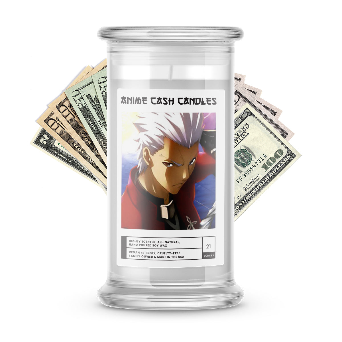 Archer | Anime Cash Candle