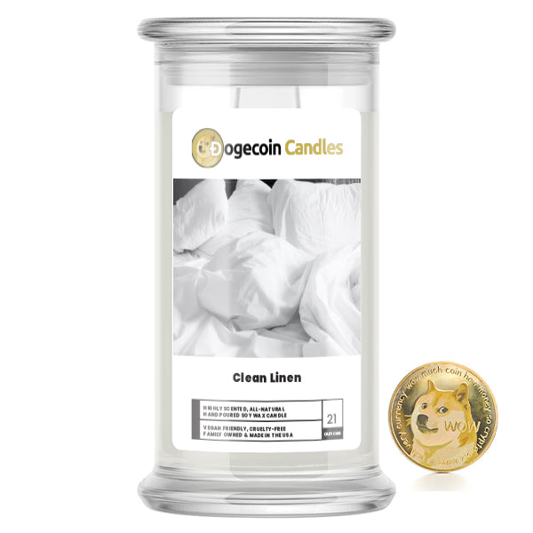 Clean Linen DogeCandles