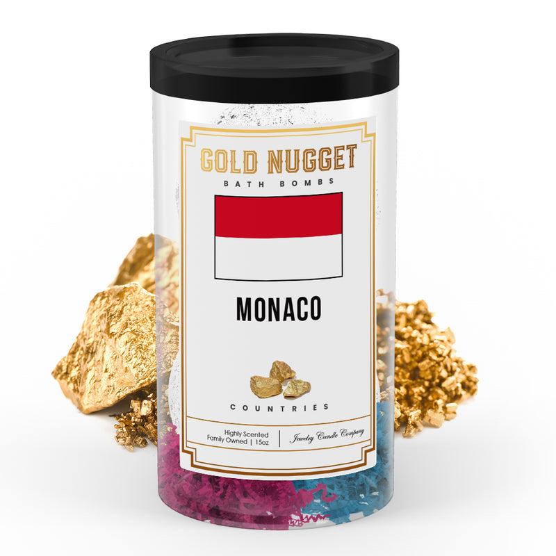 Monaco Countries Gold Nugget Bath Bombs