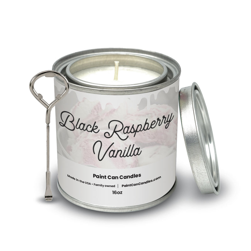 Black Raspberry & Vanilla  - Paint Can Candles