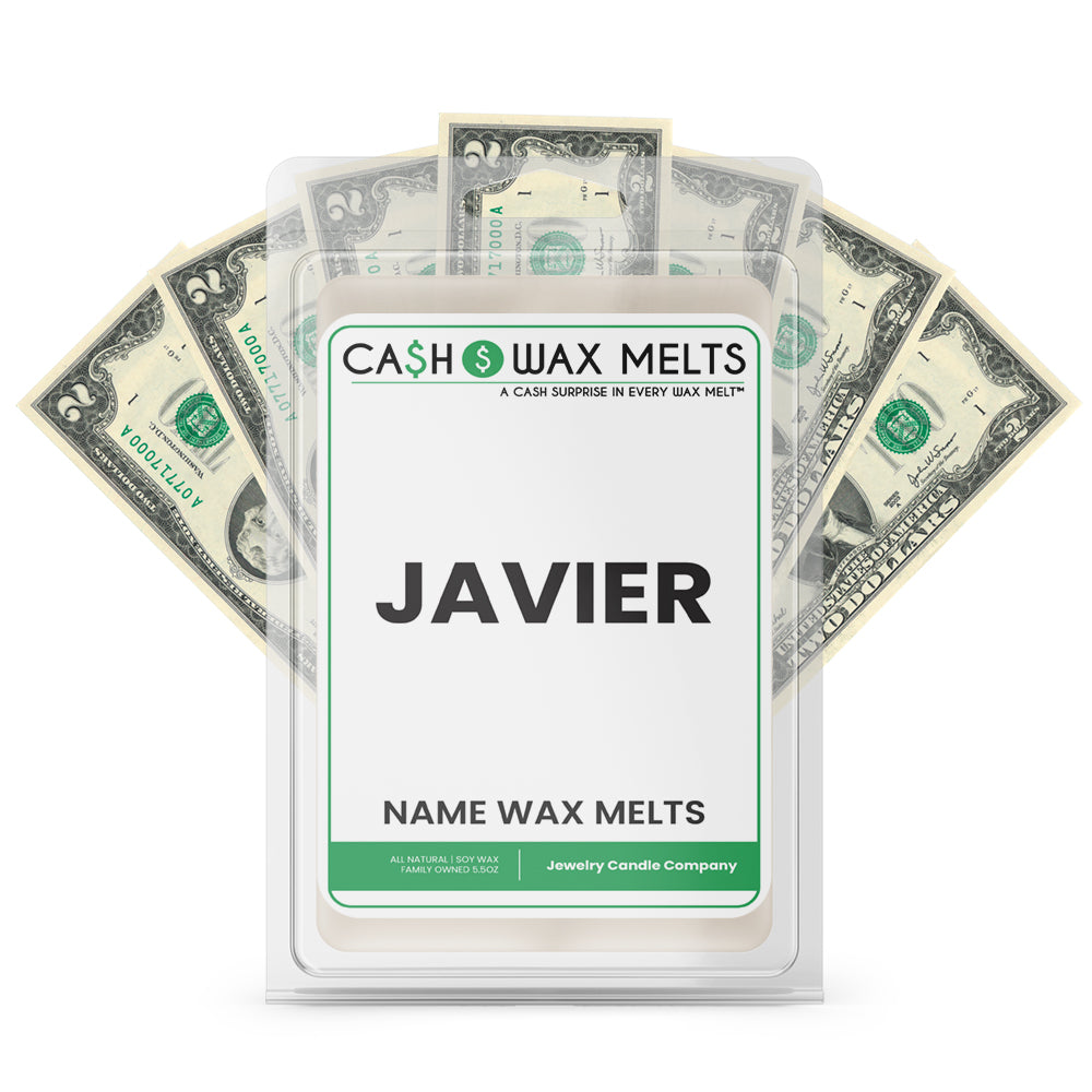 JAVIER Name Cash Wax Melts