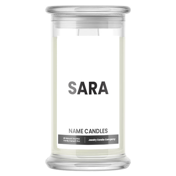 SARA Name Candles