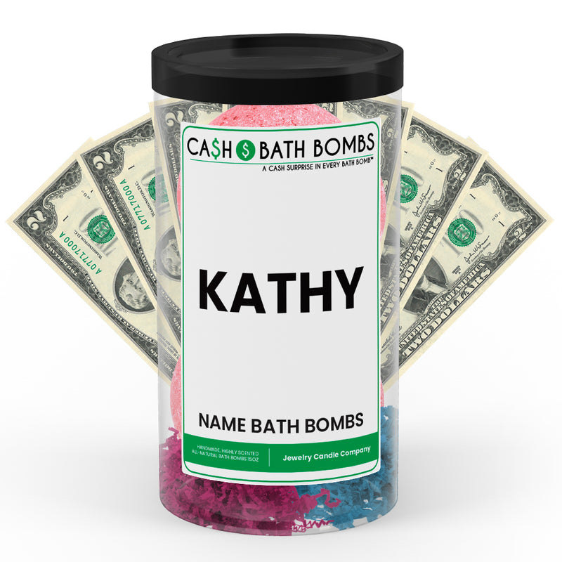 KATHY Name Cash Bath Bomb Tube