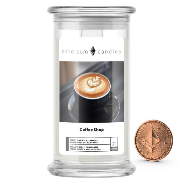 Coffee Shop Ethereum Candles
