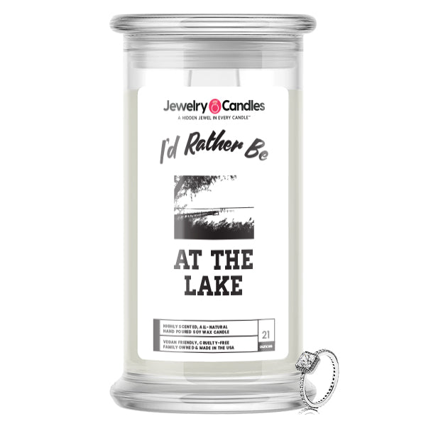 I'd rather be At The Lake Jewelry Candles