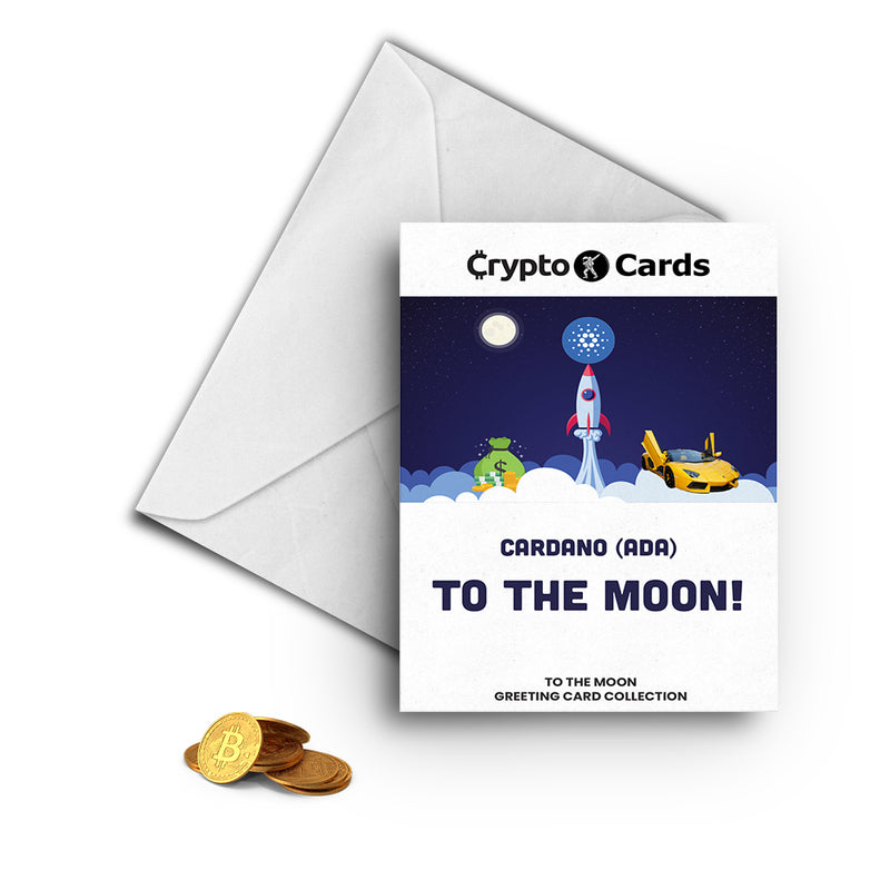 Cardano (ADA) To The Moon! Crypto Cards