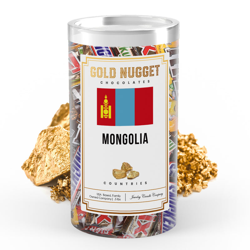 Mongolia Countries Gold Nugget Chocolates
