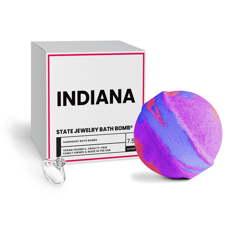 Indiana State Jewelry Bath Bomb