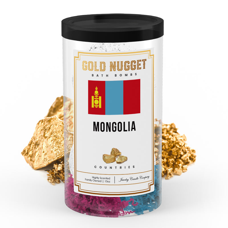 Mongolia Countries Gold Nugget Bath Bombs