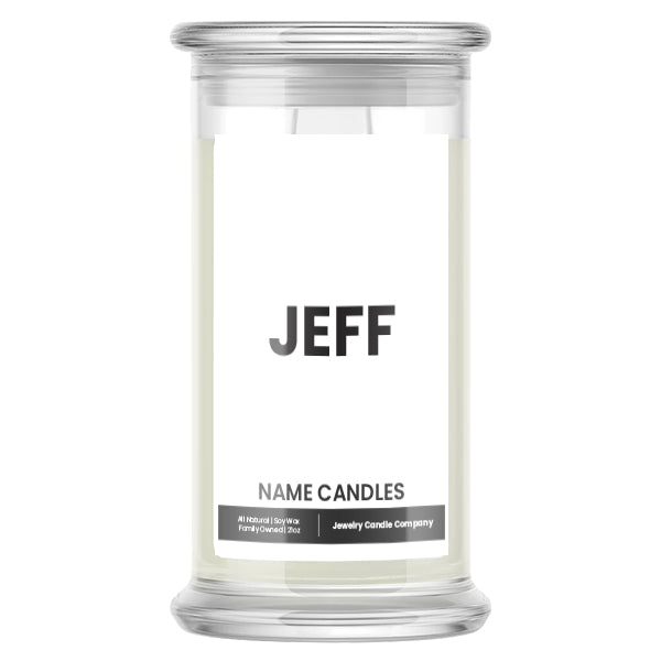 JEFF Name Candles