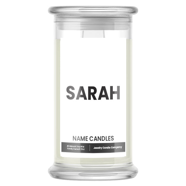 SARAH Name Candles