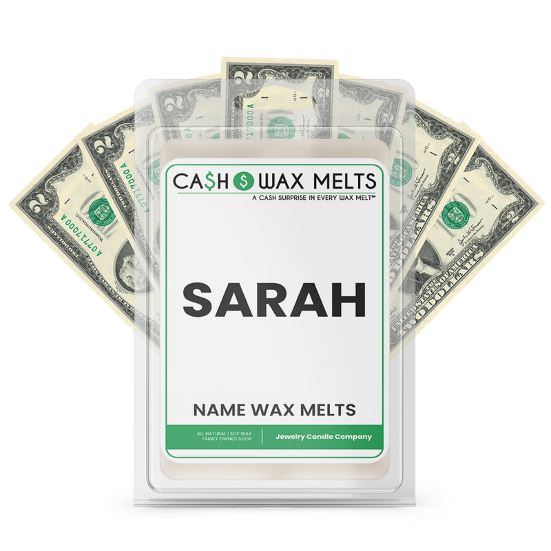 SARAH Name Cash Wax Melts