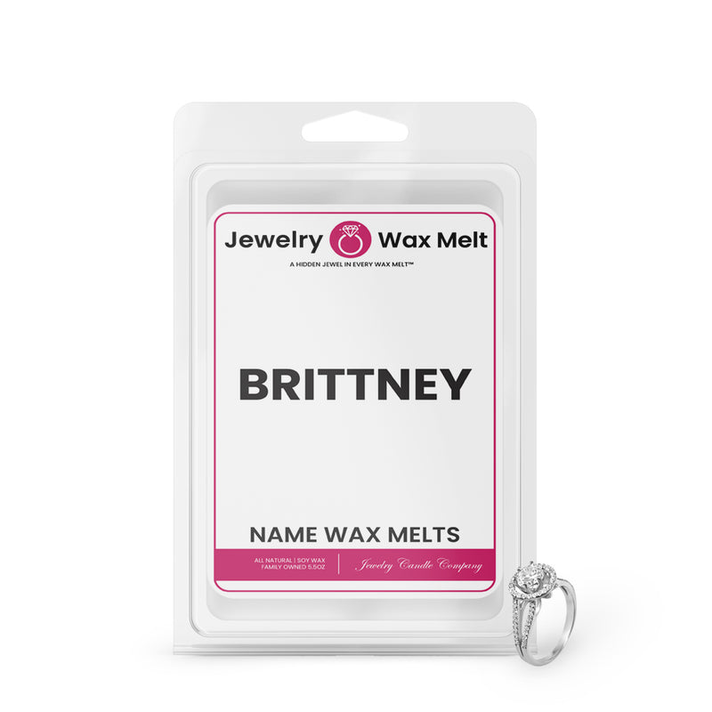BRITTNEY Name Jewelry Wax Melts