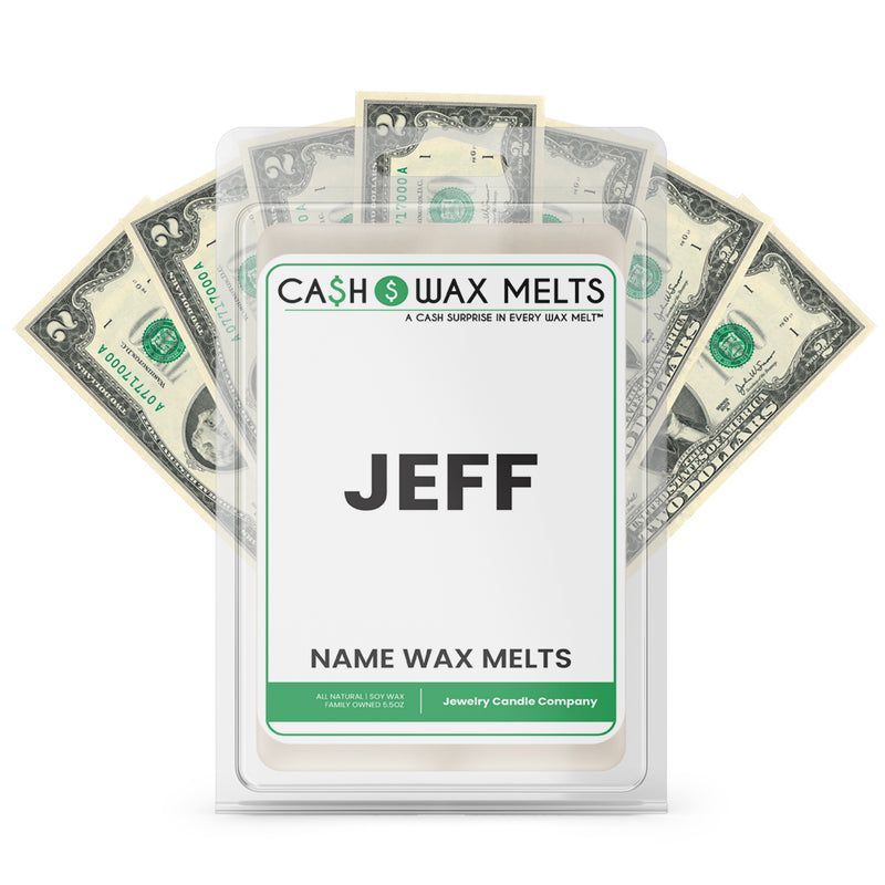 JEFF Name Cash Wax Melts