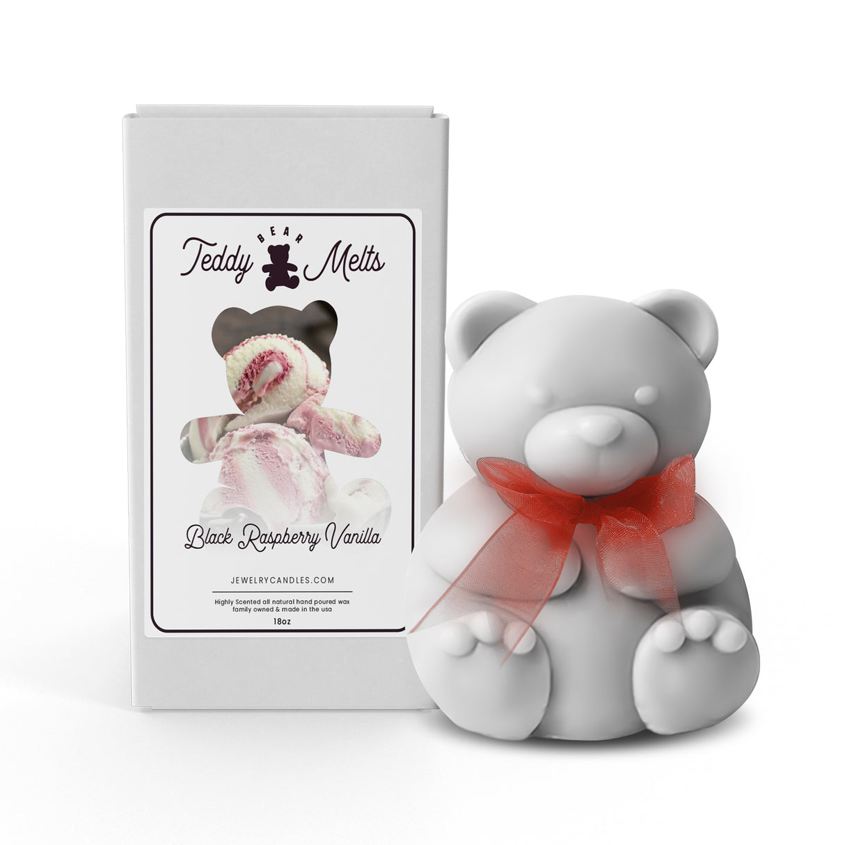 Black Raspberry Vanilla GIANT Teddy Bear Wax Melts